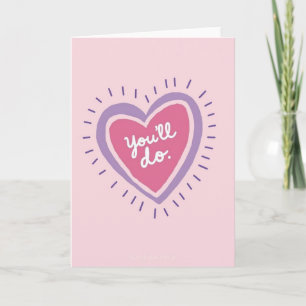 Tarjeta de Corazón Divertida