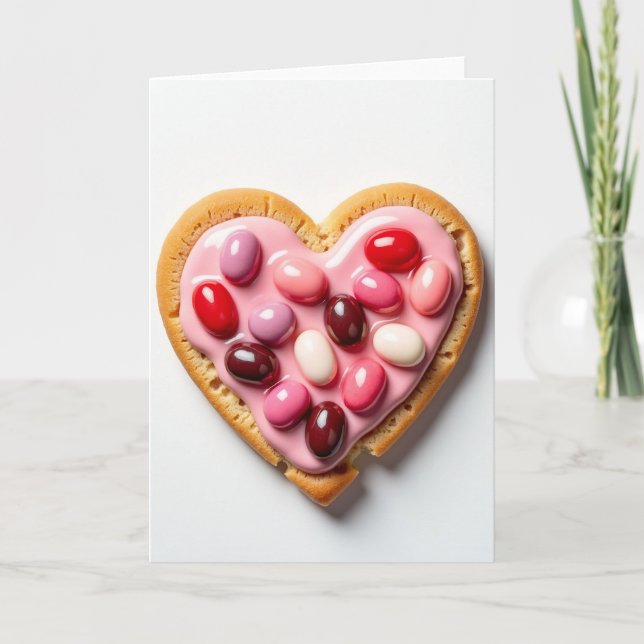 Tarjeta de Corazón Dulce Simple (Anverso)
