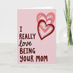 Tarjeta de Corazón 'Mi Mamá Te Ama'