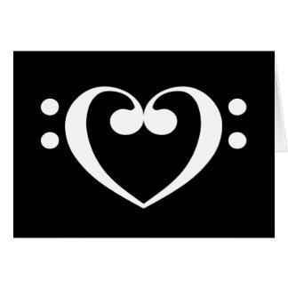 Tarjeta de corazón musical