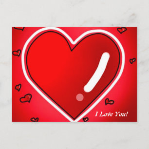 Tarjeta de corazón que te amo