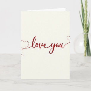 Tarjeta de Corazón Romántico Te Amo