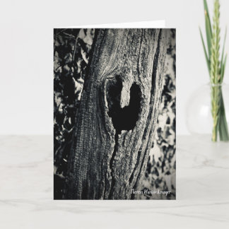 Tarjeta de corazón salvaje