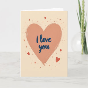 Tarjeta de Corazón Sentimental