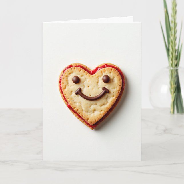 Tarjeta de Corazón Sonriente (Anverso)