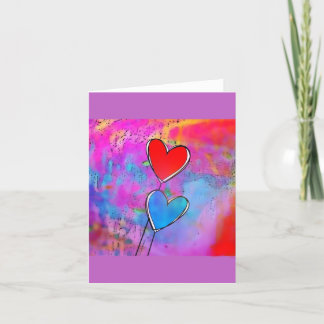 tarjeta de corazón, tarjeta de amor, tarjeta de am