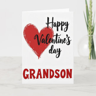 Tarjeta de corazón texturizado del Día de San Vale