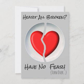 Tarjeta de Corazón Totalmente Roto