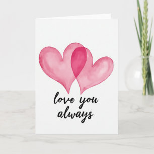 Tarjeta de Corazones al Agua Amor Te Quiere