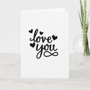 Tarjeta de Corazones de Amor Infinito