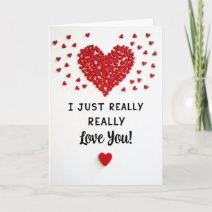 Tarjeta de Corazones Esparcidos que Te Aman Realme