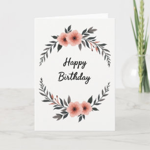 Tarjeta de corona de celebración Chevron