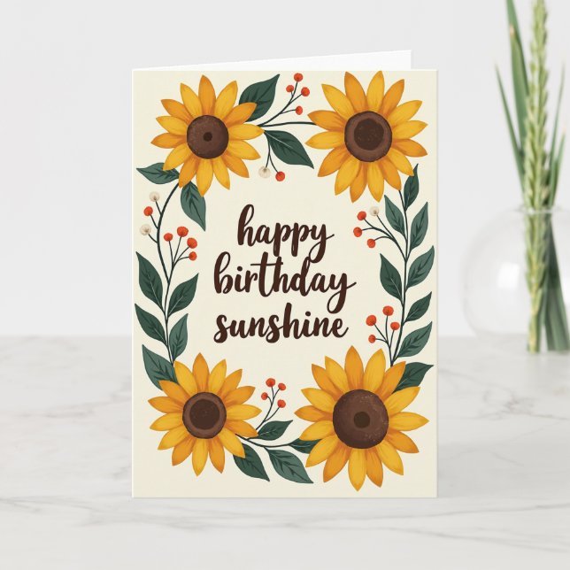 Tarjeta de corona de floración rayada (Anverso)