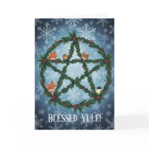 Tarjeta de Corona de Yule