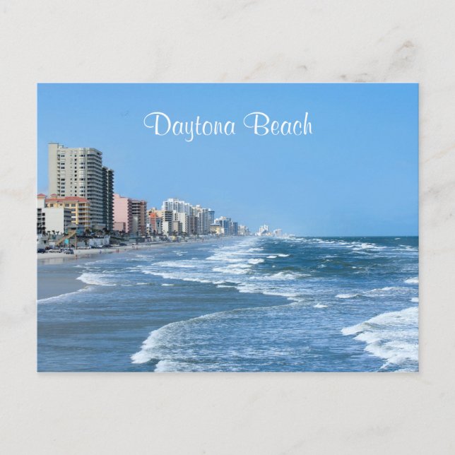 Tarjeta de correo Daytona Beach Coast (Anverso)