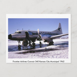 Tarjeta de correo de aviones