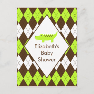 Tarjeta de correo de Baby Shower RSVP de Cuppy Pre