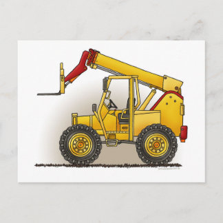 Tarjeta de correo de construcción del elevador