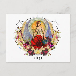 Tarjeta de correo de cumpleaños Virgo September