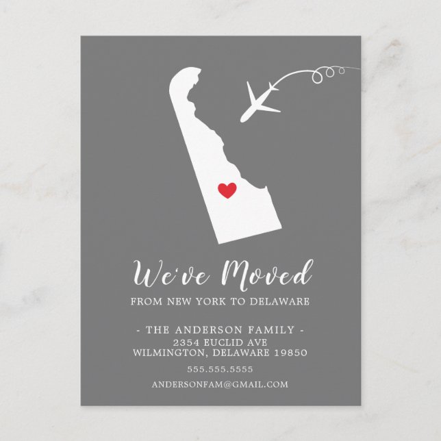 Tarjeta de correo de DEMORA de Estado de Invitació (Anverso)