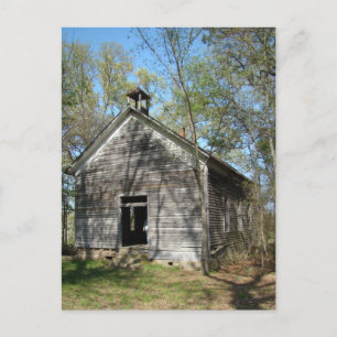 Tarjeta de correo de escuela de una habitación