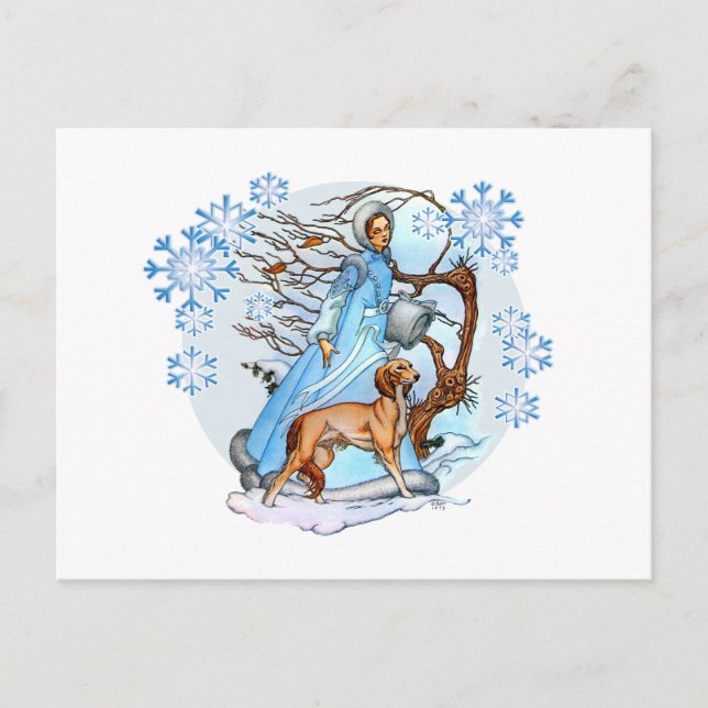 Tarjeta de correo de invierno (Anverso)
