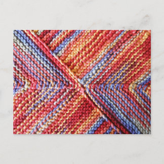 tarjeta de correo de Knit de artesanías de pc
