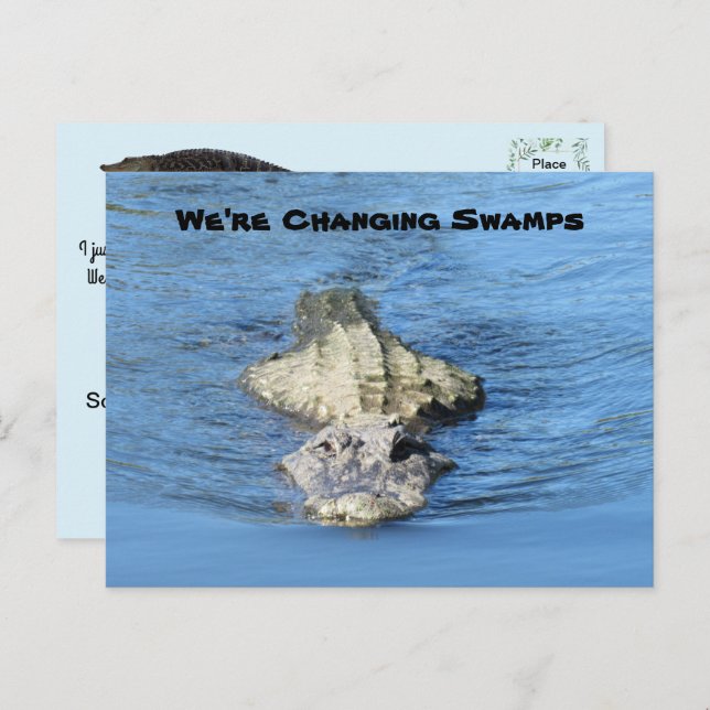 Tarjeta de correo de nueva dirección del ligador (Anverso / Reverso)