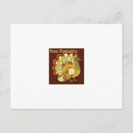 Tarjeta de correo de saludo de Acción de Gracias