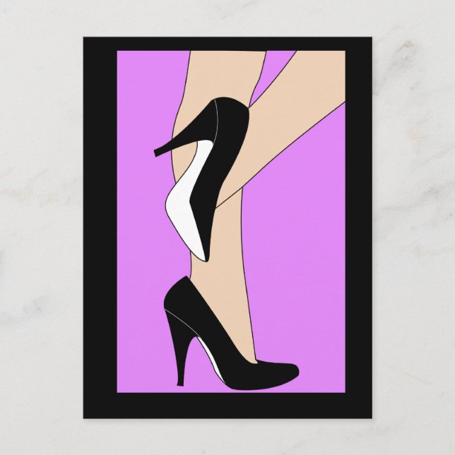 Tarjeta de correo de tacones (Anverso)