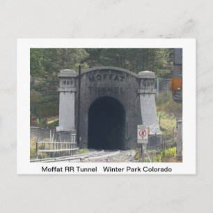 Tarjeta de correo de trenes