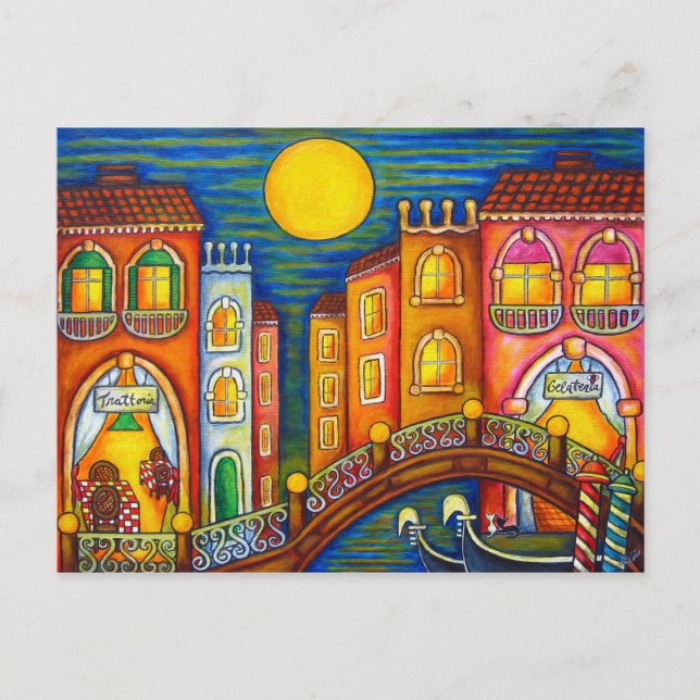 Tarjeta de correo de Venecia (Anverso)