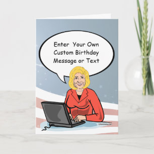 Tarjeta de correo electrónico de Hillary - Persona