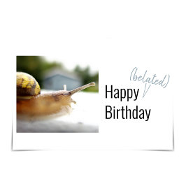 Tarjeta de correo "Happy Belthday" (Feliz cumpleañ