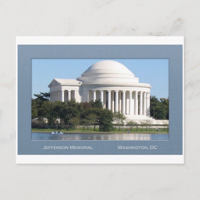 Tarjeta de correo Jefferson Memorial (Anverso)