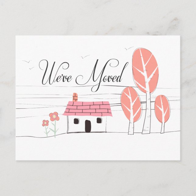 Tarjeta de correo móvil de notificación de inicio  (Anverso)