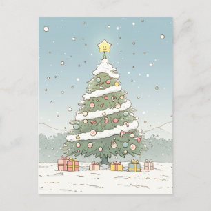 Tarjeta de correo navideño