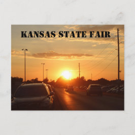 Tarjeta de correo Sunset de la Feria Estatal de Ka