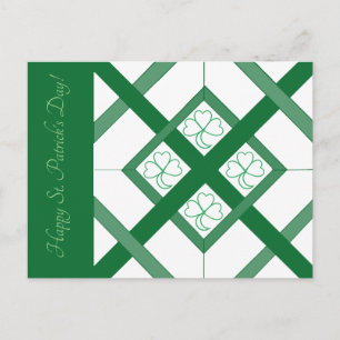Tarjeta de correo - Vidrio con manchas Shamrock