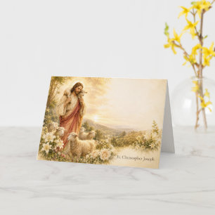 Tarjeta de correspondencia del buen pastor para sa