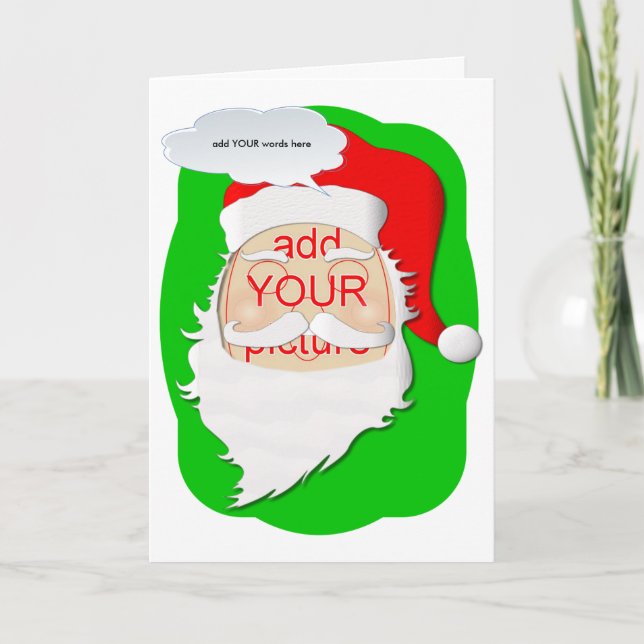 Tarjeta de corte de carnaval de Santa Carnaval (Anverso)