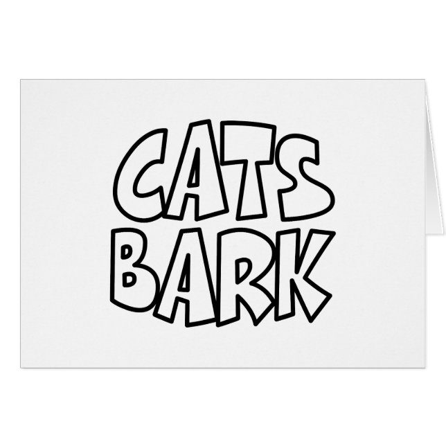 Tarjeta de corteza para gatos (Anverso (Horizontal))