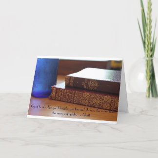 Tarjeta de cotización de buenos libros