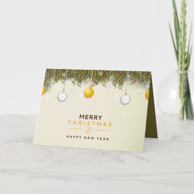 Tarjeta de cotización de navidad de ruidismo en ár (Anverso)