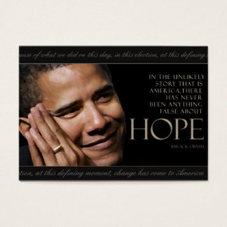 Tarjeta de cotización de Obama