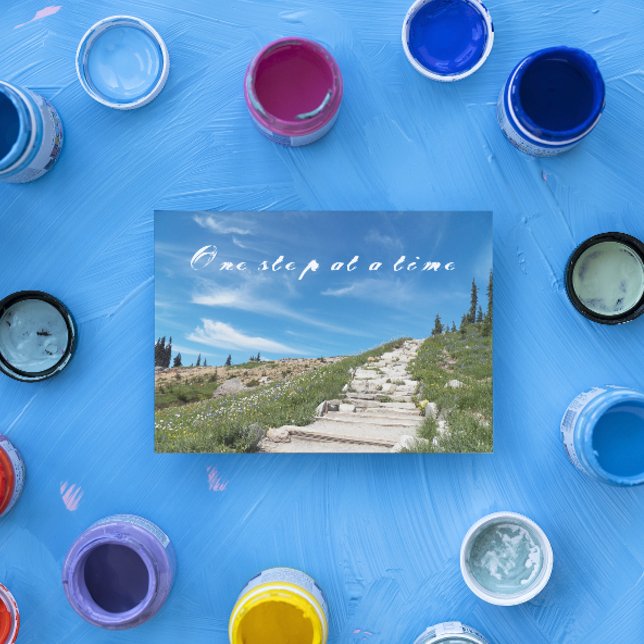 Tarjeta de cotización de ruta de senderismo de un  (Subido por el creador)