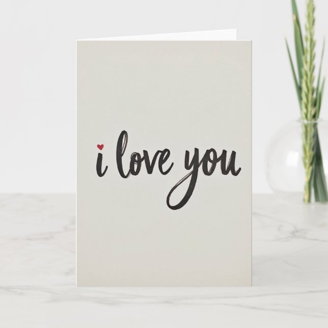 Tarjeta de Cream I Love You (Anverso)