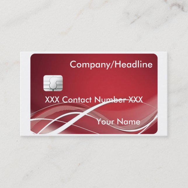 Tarjeta de crédito (Anverso)