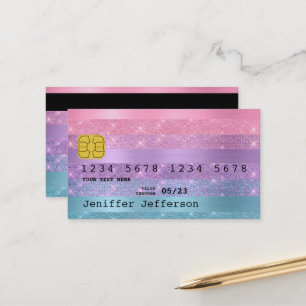 Tarjeta de crédito con estilo