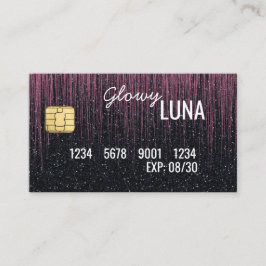 Tarjeta de crédito estilo tarjeta de visita